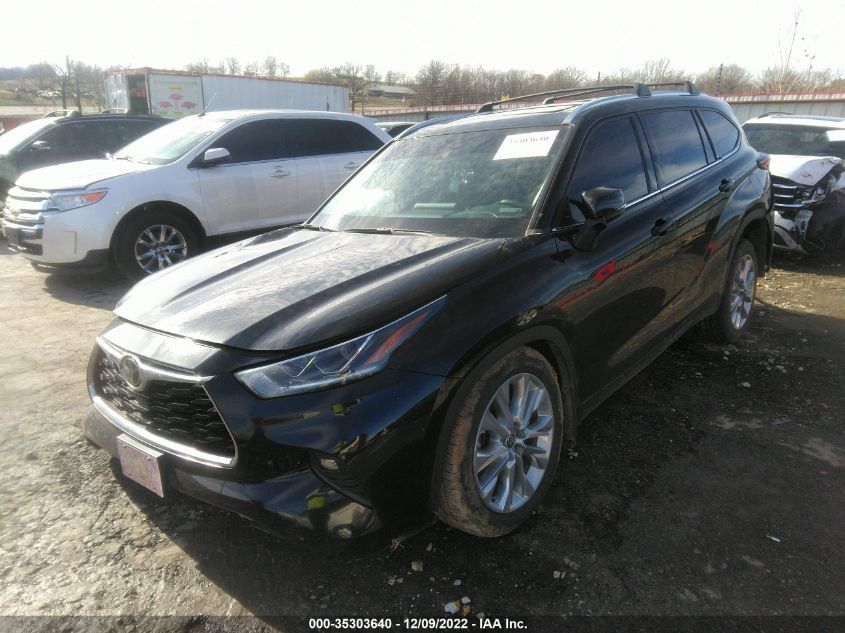 2020 TOYOTA HIGHLANDER LIMITED VIN: 5TDYZRAH5LS021848