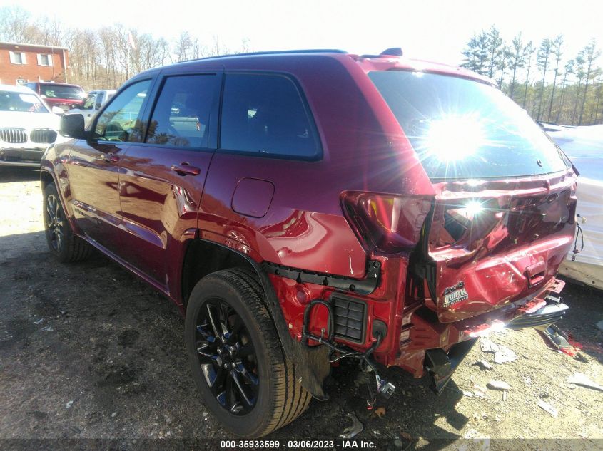 2022 JEEP GRAND CHEROKEE WK LAREDO X VIN: 1C4RJFAGXNC117514