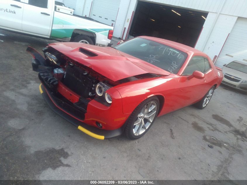 2022 DODGE CHALLENGER GT VIN: 2C3CDZJG2NH254401