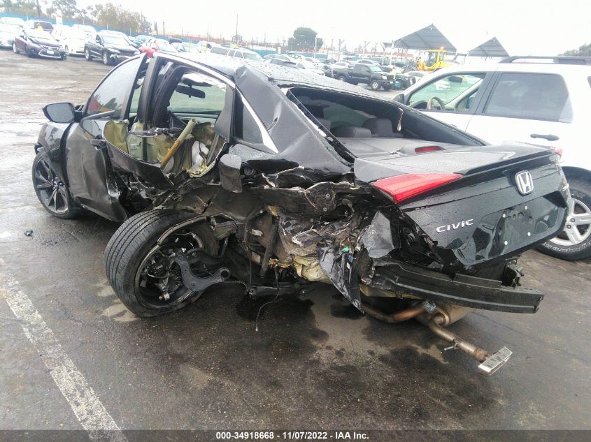 2021 HONDA CIVIC SEDAN SPORT VIN: 2HGFC2F84MH503057