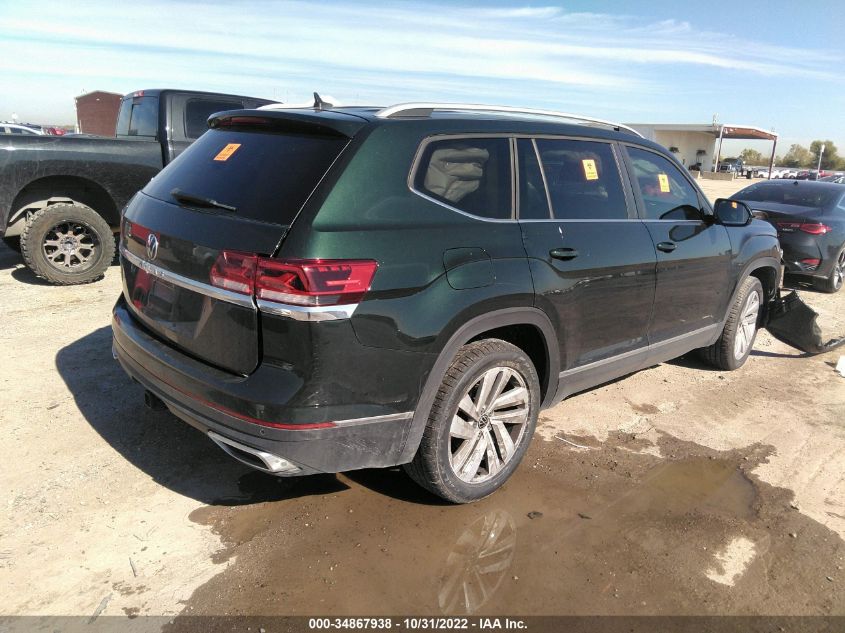 2021 VOLKSWAGEN ATLAS 3.6L V6 SEL VIN: 1V2ER2CA9MC519417