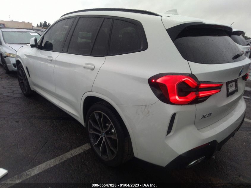 2022 BMW X3 SDRIVE30I VIN: WBX47DP00NN174058