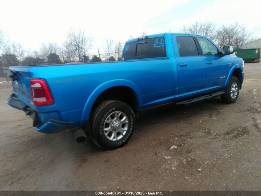 2021 RAM 2500 LARAMIE VIN: 3C6UR5KL8MG671596
