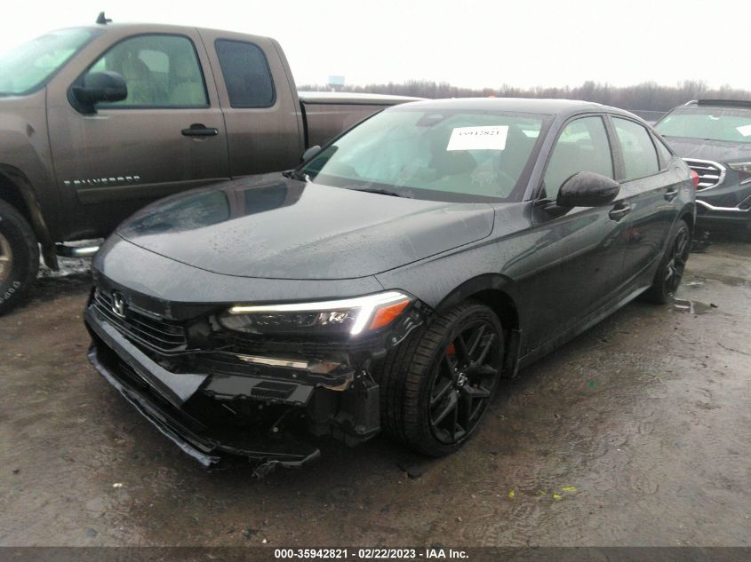 2022 HONDA CIVIC SEDAN SPORT VIN: 2HGFE2F57NH516015
