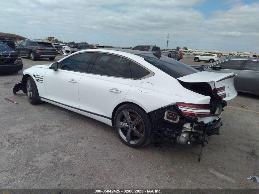 2022 GENESIS G80 3.5T SPORT VIN: KMTGB4SD6NU126641