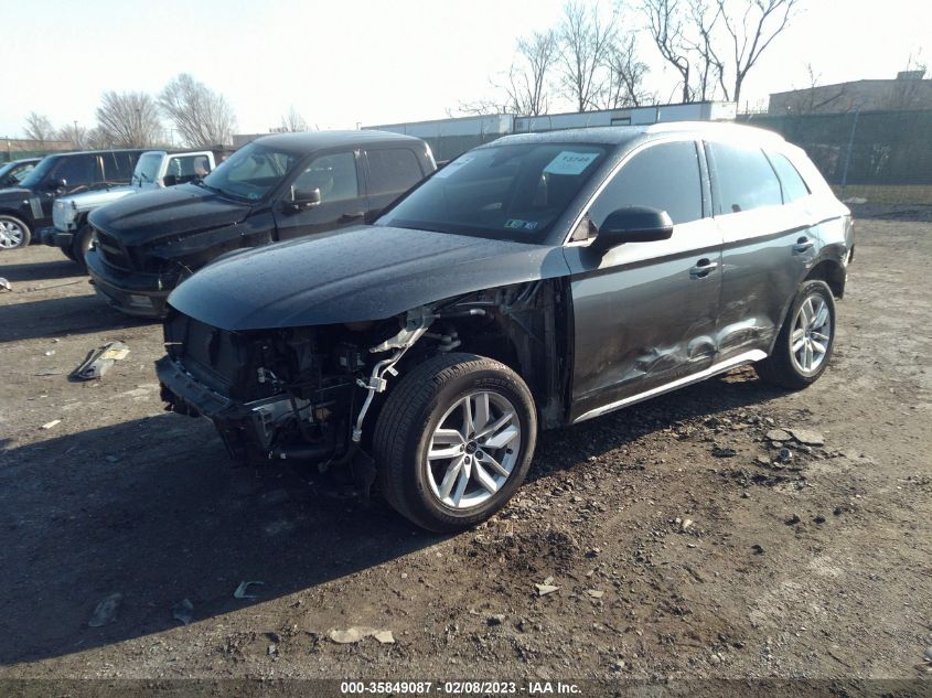 2022 AUDI Q5 S LINE PREMIUM VIN: WA1GAAFY9N2002737