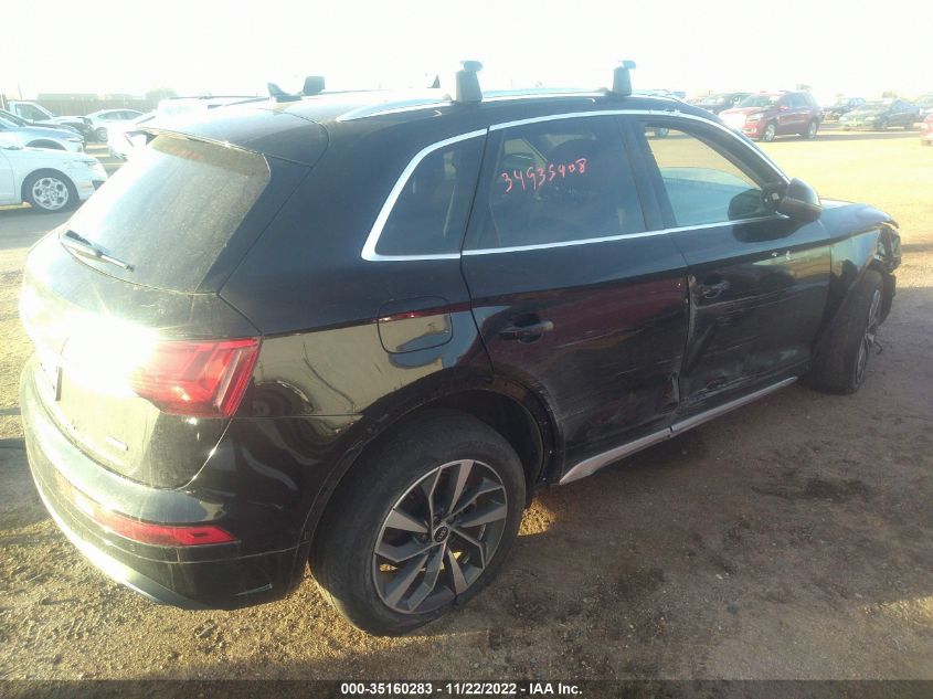 2021 AUDI Q5 PREMIUM PLUS VIN: WA1BAAFY8M2125423