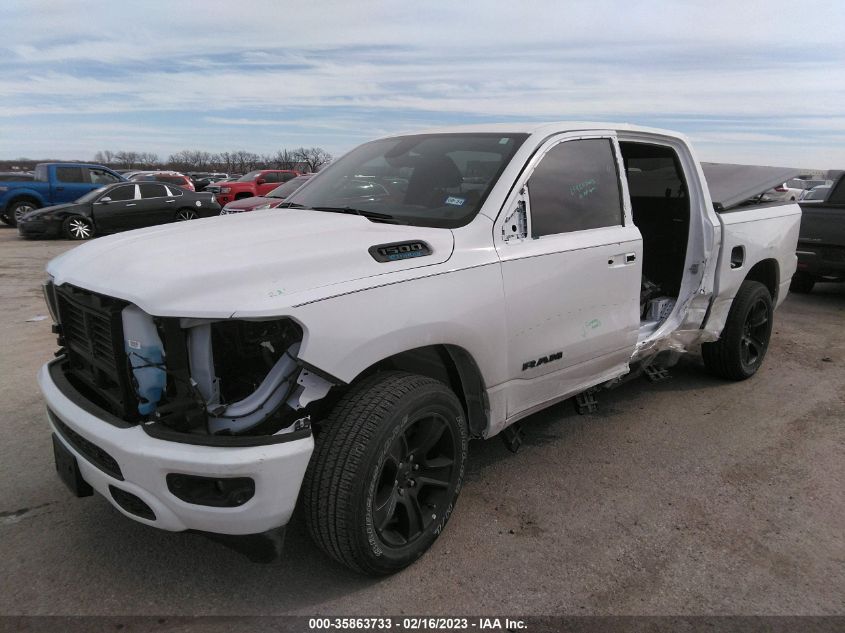 2022 RAM 1500 LONE STAR VIN: 1C6RREFGXNN408232