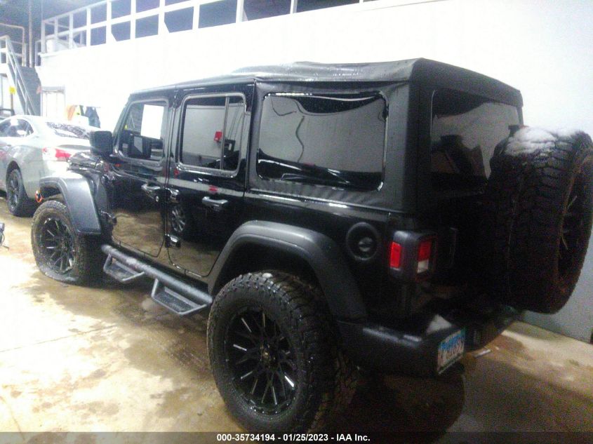 2022 JEEP WRANGLER UNLIMITED SPORT S VIN: 1C4HJXDN1NW135099