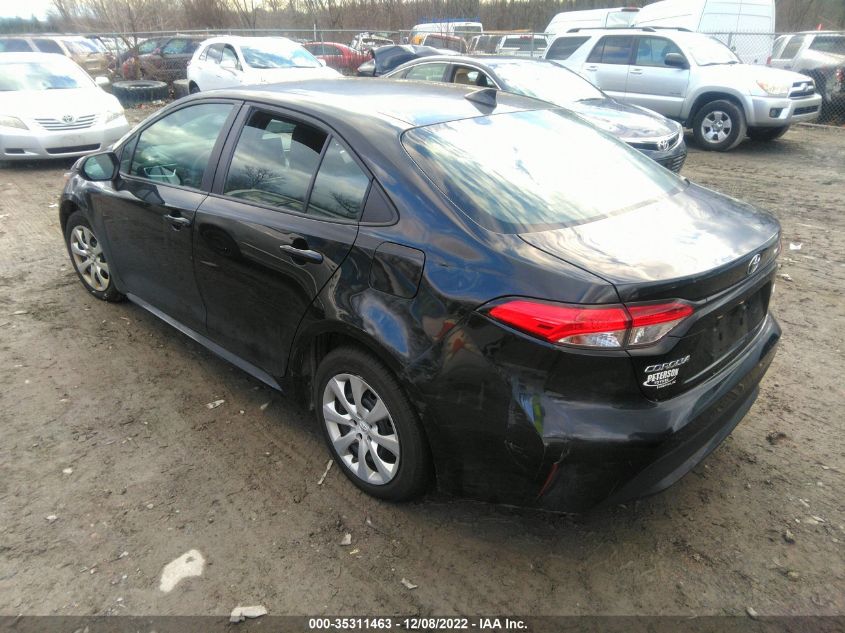 2021 TOYOTA COROLLA LE VIN: 5YFEPMAE7MP171066