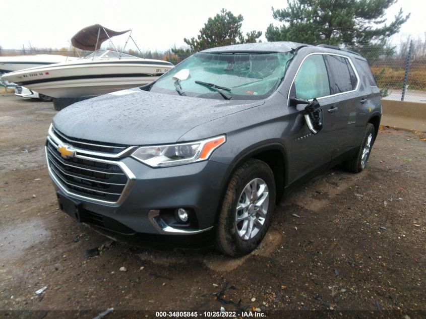 2021 CHEVROLET TRAVERSE LT CLOTH VIN: 1GNEVGKW0MJ228637