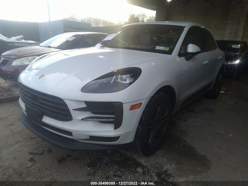 2021 PORSCHE MACAN VIN: WP1AA2A56MLB08665