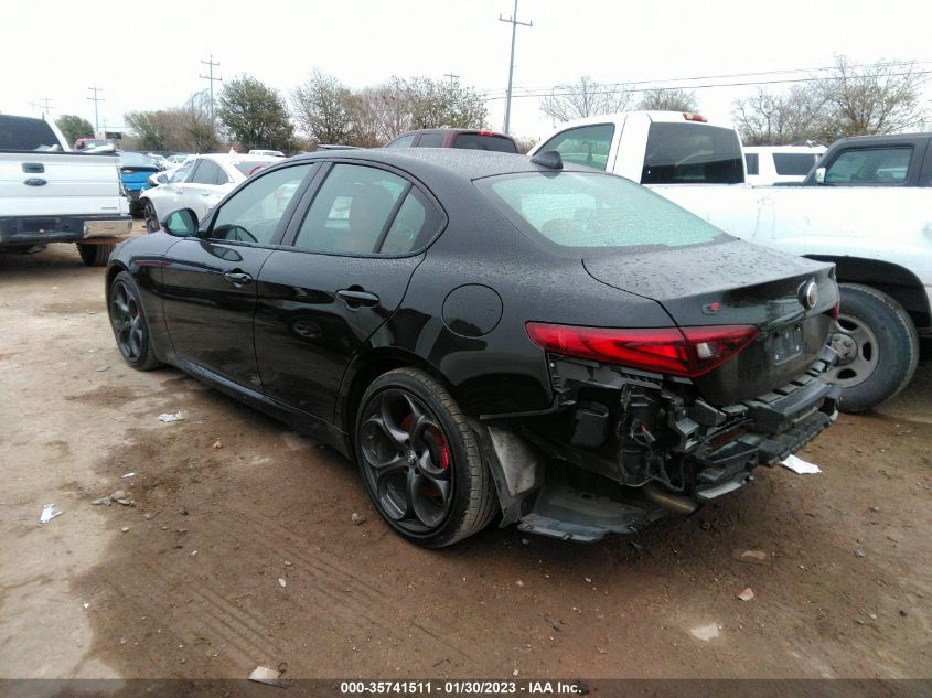 2021 ALFA ROMEO GIULIA TI SPORT VIN: ZARFAMBN7M7643360