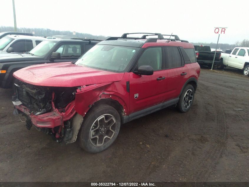 2021 FORD BRONCO SPORT BIG BEND VIN: 3FMCR9B69MRB34872
