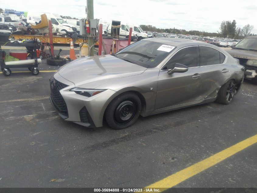 2021 LEXUS IS IS 350 F SPORT VIN: JTHGZ1B22M5045828