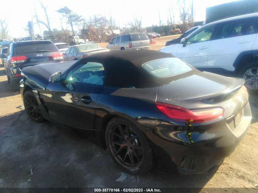2021 BMW Z4 SDRIVEM40I VIN: WBAHF9C05MWW89602