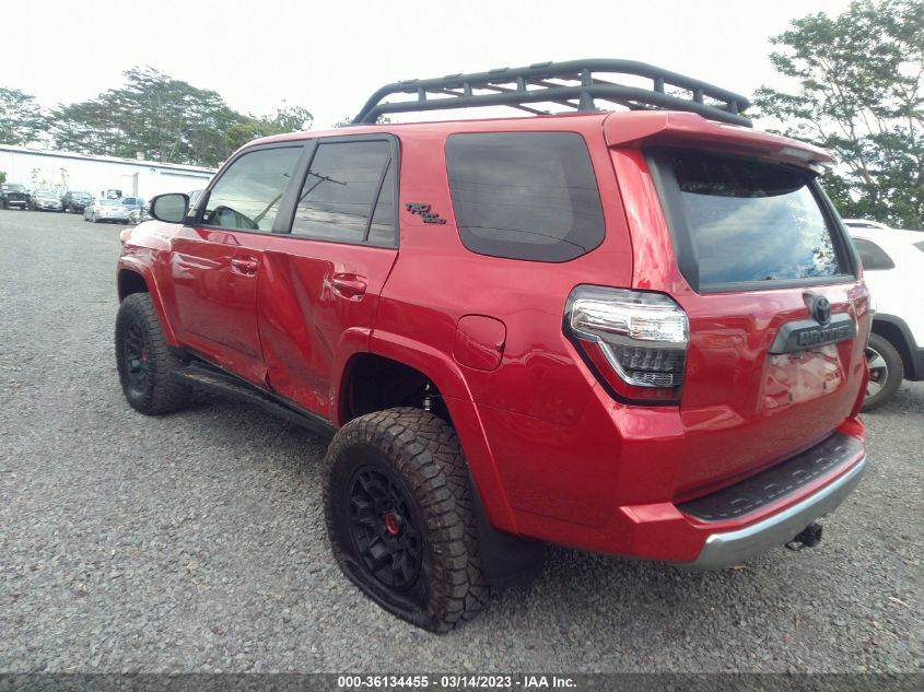2022 TOYOTA 4RUNNER TRD OFF ROAD PREMIUM VIN: JTERU5JR4N5997595