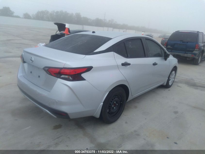 2022 NISSAN VERSA S VIN: 3N1CN8DV3NL839477