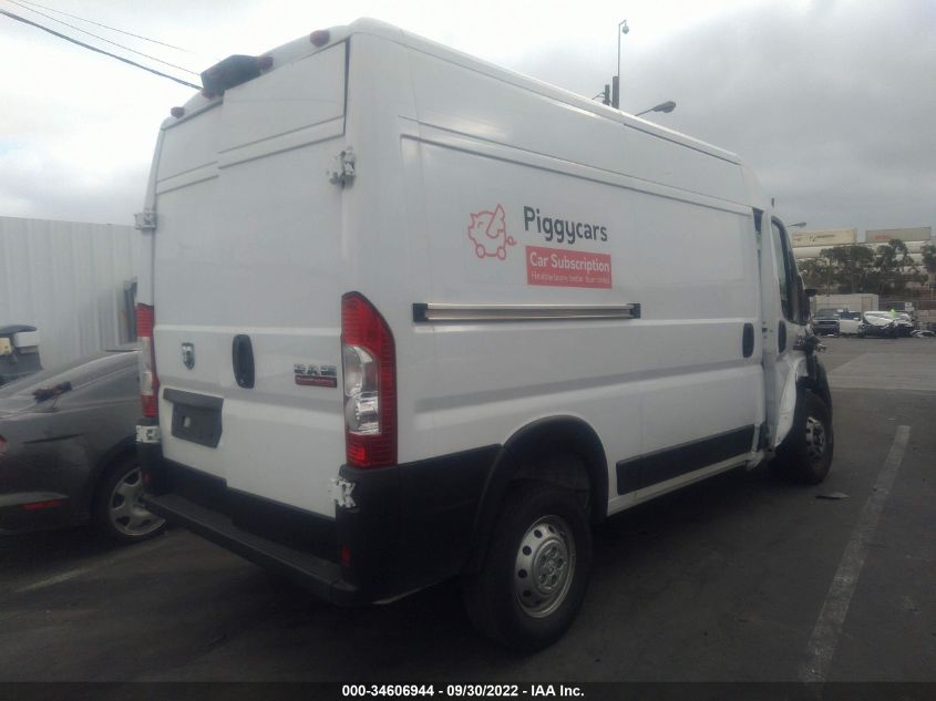 2021 RAM PROMASTER CARGO VAN VIN: 3C6LRVBGXME515702