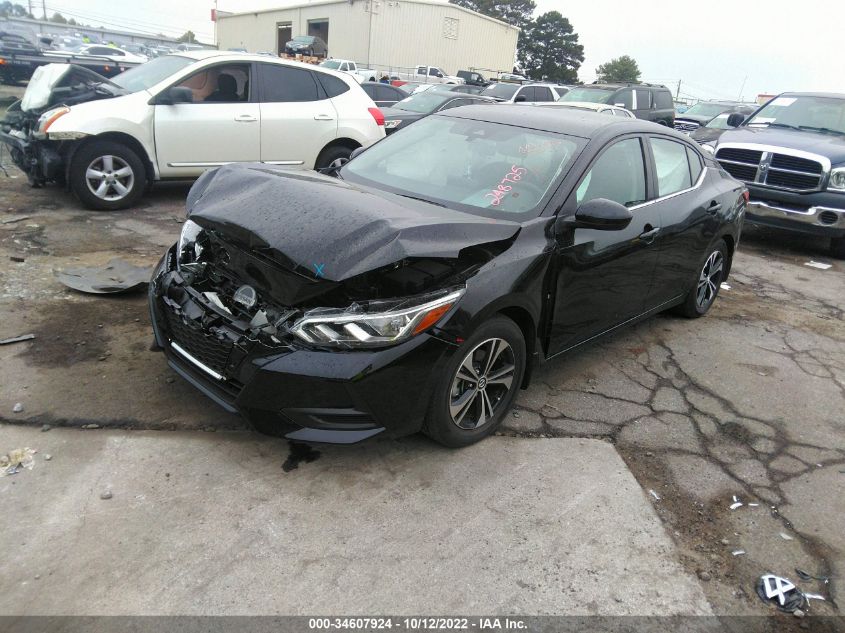 2022 NISSAN SENTRA SV VIN: 3N1AB8CV4NY248725
