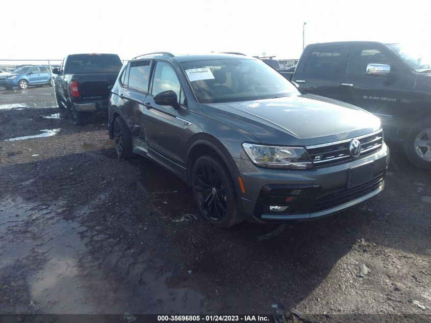 2021 VOLKSWAGEN TIGUAN SE/SE R-LINE BLACK/SEL VIN: 3VV3B7AX9MM056521