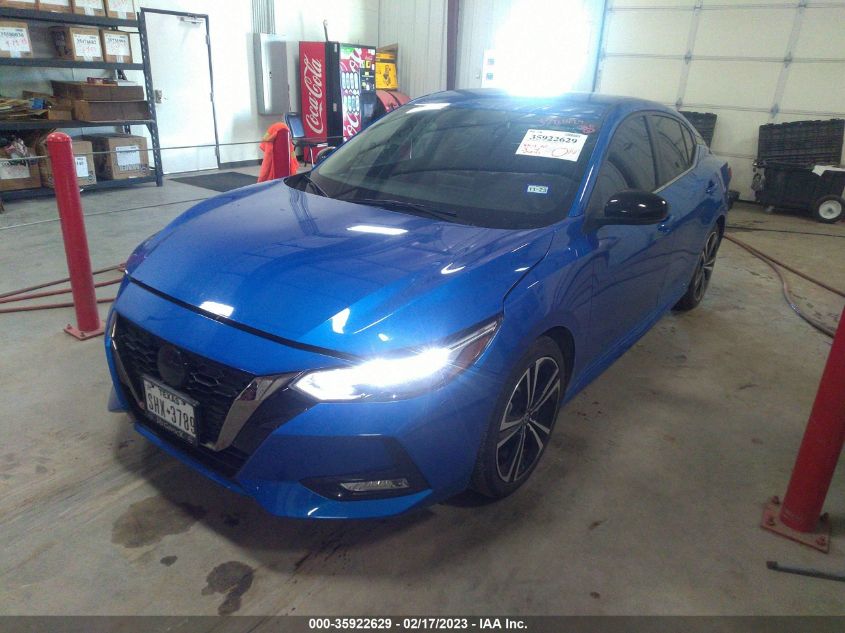2022 NISSAN SENTRA SR VIN: 3N1AB8DV1NY213591