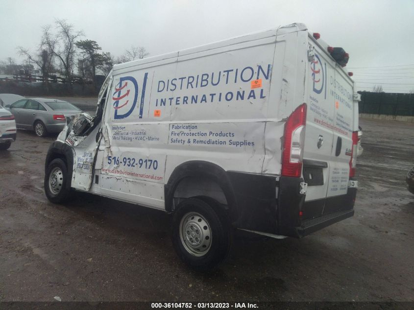 2022 RAM PROMASTER CARGO VAN VIN: 3C6LRVNG7NE122608