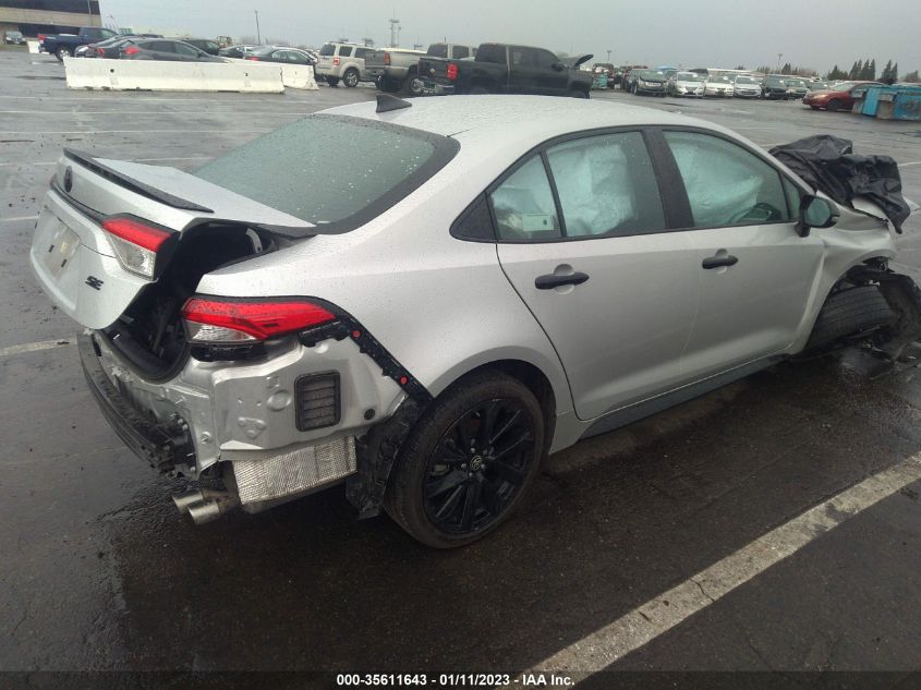 2021 TOYOTA COROLLA SE/NIGHTSHADE/APEX SE VIN: 5YFS4MCE2MP062166