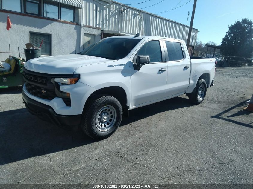 2023 CHEVROLET SILVERADO 1500 WORK TRUCK VIN: 1GCPDAEK2PZ230695