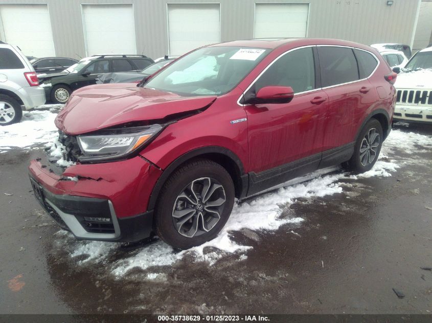 2022 HONDA CR-V HYBRID EX-L VIN: 5J6RT6H88NL023330