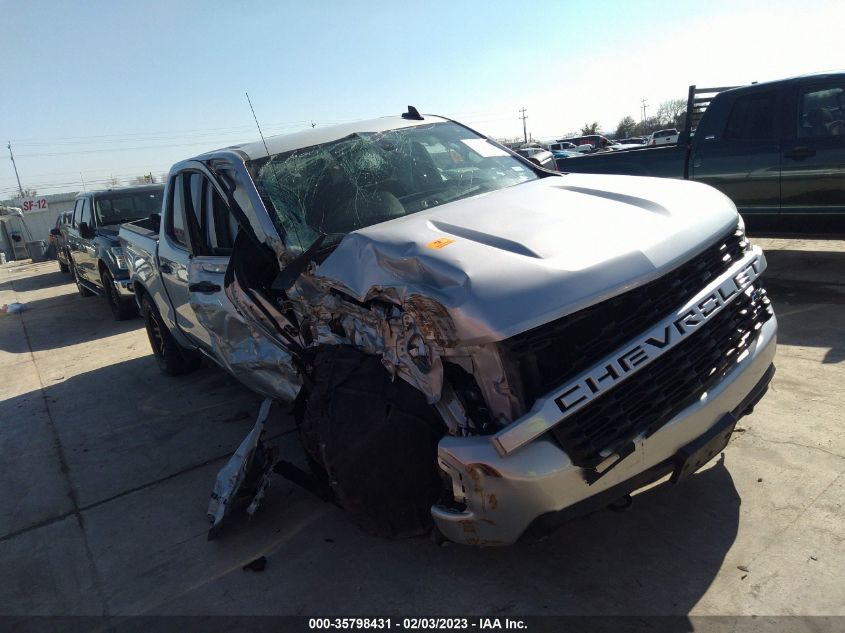 2021 CHEVROLET SILVERADO 1500 CUSTOM VIN: 1GCPWBEH4MZ133613