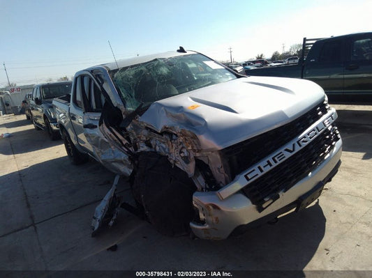 2021 CHEVROLET SILVERADO 1500 CUSTOM VIN: 1GCPWBEH4MZ133613