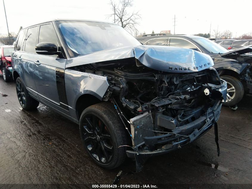 2020 LAND ROVER RANGE ROVER HSE VIN: SALGS2RU8LA599795