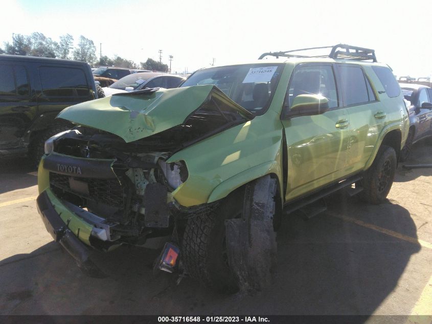 2022 TOYOTA 4RUNNER TRD PRO VIN: JTELU5JR1N6068948