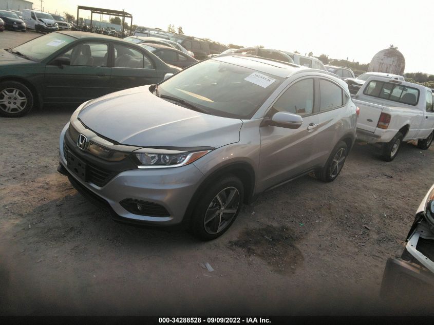 2022 HONDA HR-V EX VIN: 3CZRU6H52NM729954