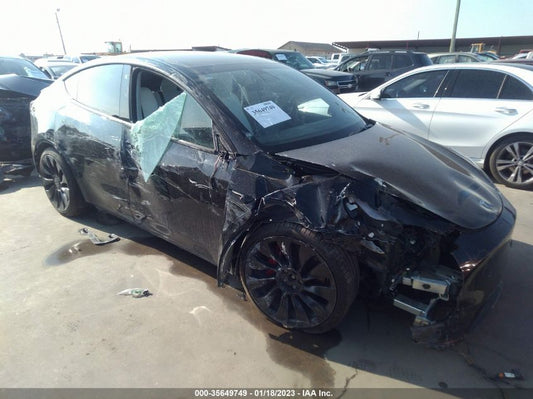 2022 TESLA MODEL Y PERFORMANCE VIN: 7SAYGDEFXNF464430