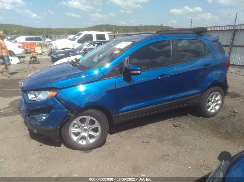 2021 FORD ECOSPORT SE VIN: MAJ3S2GE4MC400285