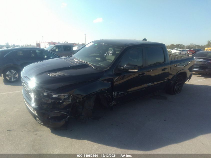 2021 RAM 1500 LARAMIE VIN: 1C6RREJT8MN816084