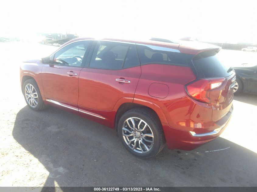 2022 GMC TERRAIN DENALI VIN: 3GKALXEV2NL169007