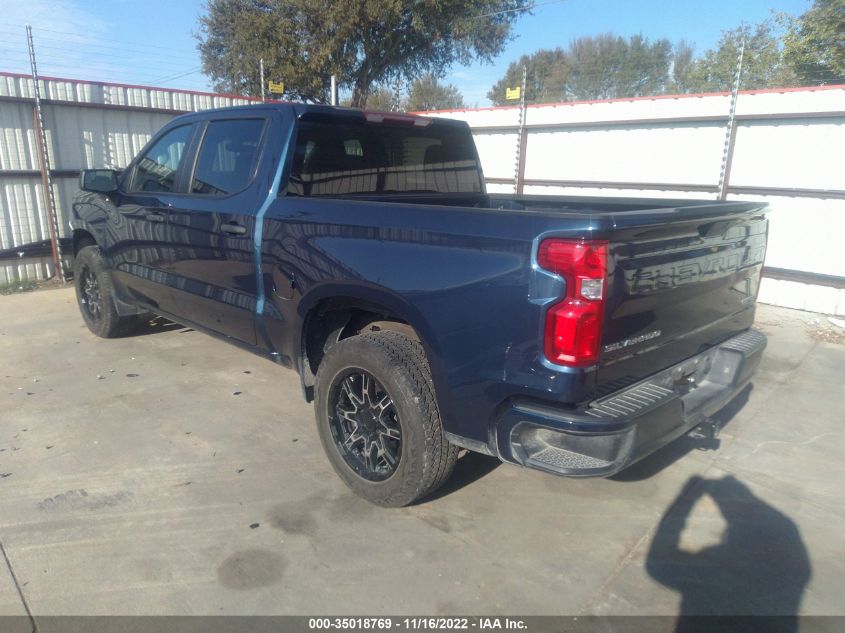 2021 CHEVROLET SILVERADO 1500 CUSTOM VIN: 3GCPWBEK4MG365379