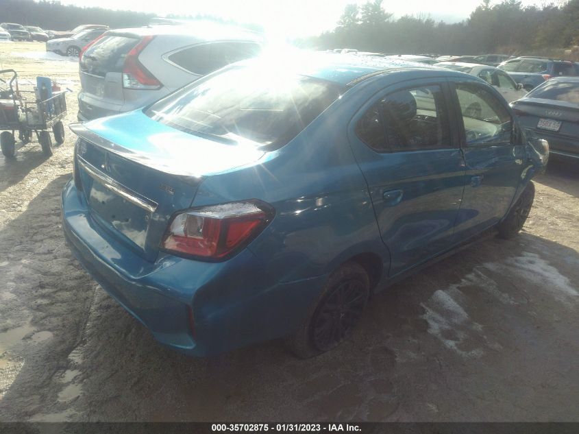 2022 MITSUBISHI MIRAGE G4 BLACK EDITION VIN: ML32FUFJ4NHF04497