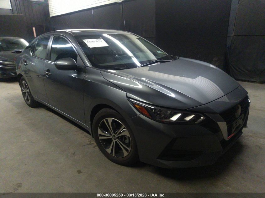 2022 NISSAN SENTRA SV VIN: 3N1AB8CV7NY289799