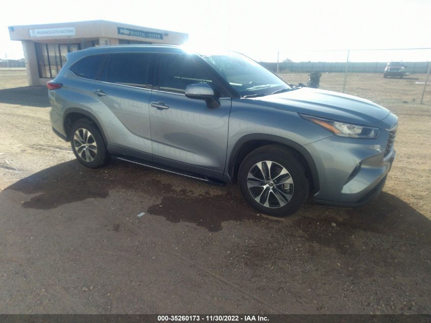 2020 TOYOTA HIGHLANDER XLE VIN: 5TDGZRAH6LS020901