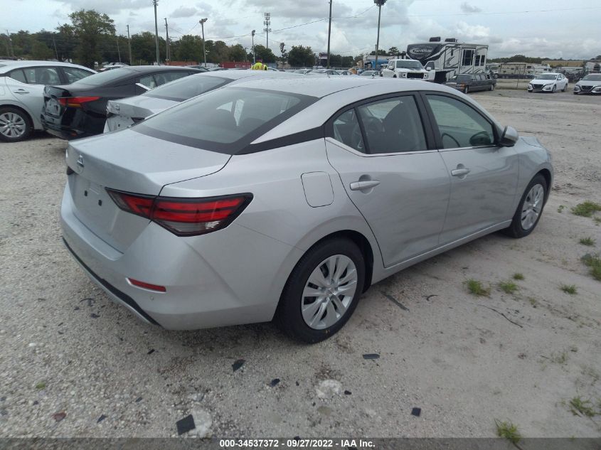 2022 NISSAN SENTRA S VIN: 3N1AB8BV5NY293092