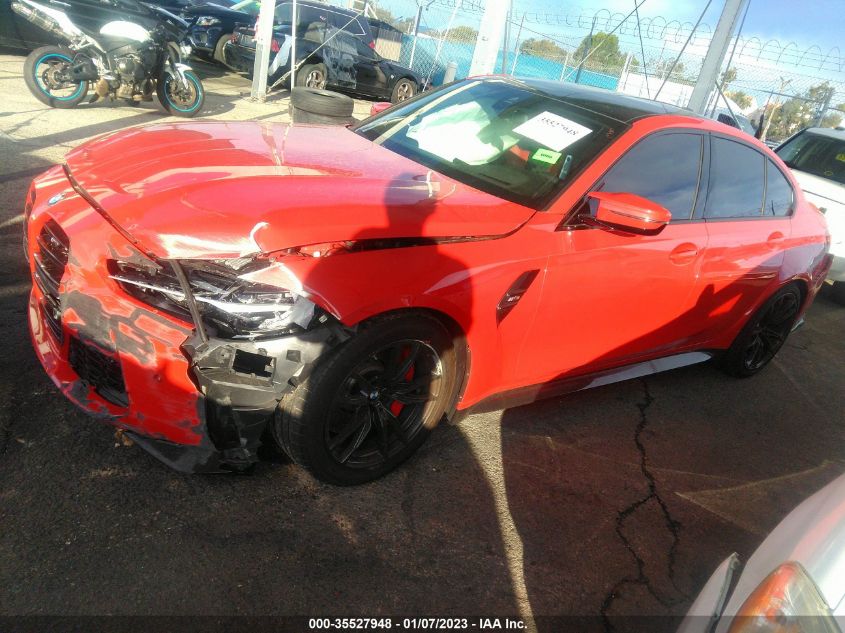 2022 BMW M3 VIN: WBS53AY08NFM22649