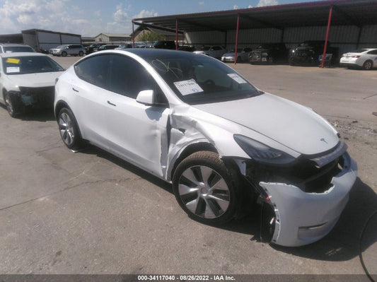 2021 TESLA MODEL Y LONG RANGE VIN: 5YJYGDEE5MF185390