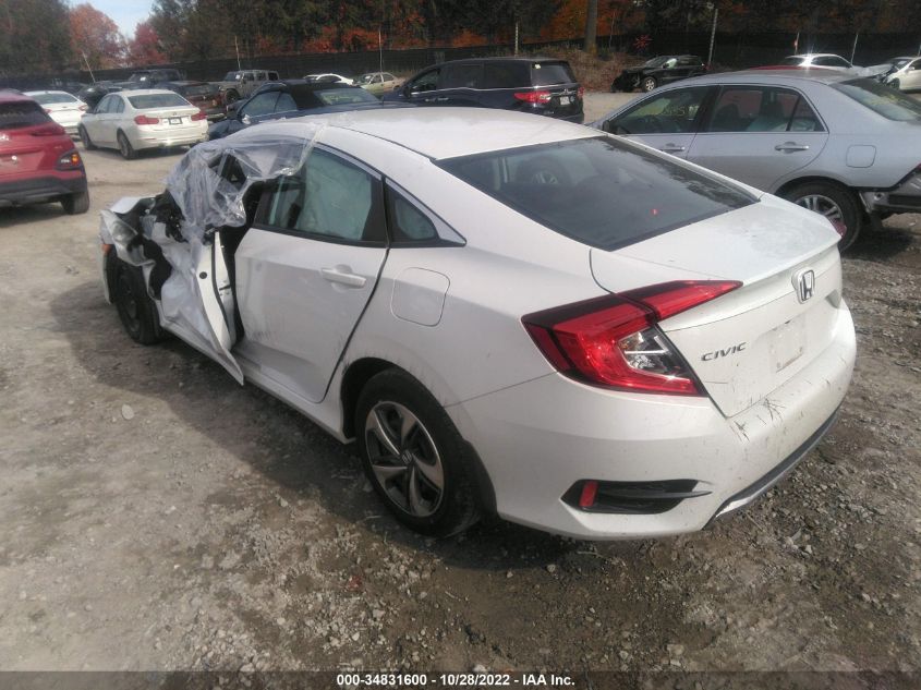 2021 HONDA CIVIC SEDAN LX VIN: 2HGFC2F68MH502508