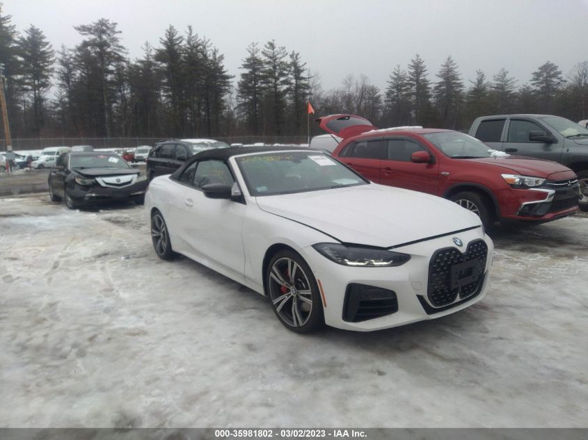 2023 BMW 4 SERIES M440I XDRIVE VIN: WBA63AT07PCL64957