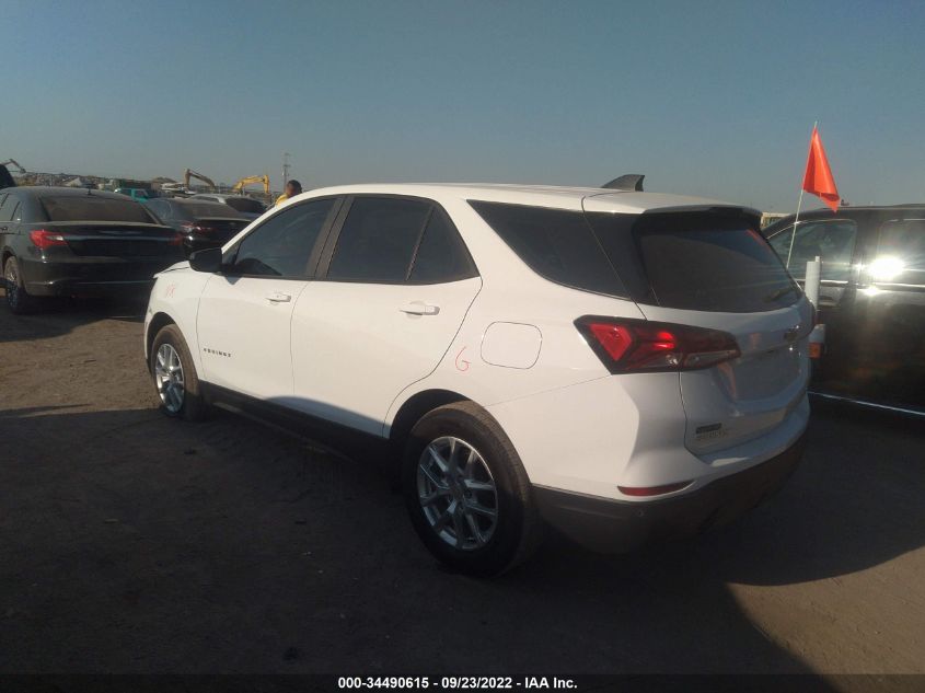 2022 CHEVROLET EQUINOX LS VIN: 3GNAXHEV0NS105020