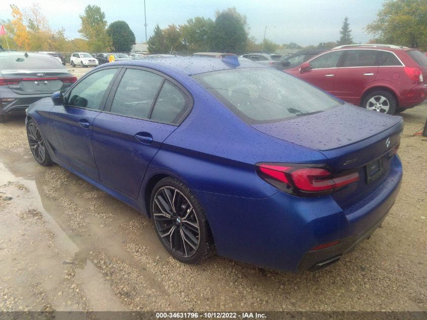 2021 BMW 5 SERIES M550I XDRIVE VIN: WBA13BK04MCF71449